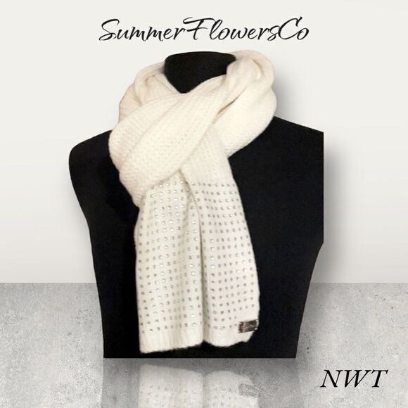 Calvin Klein Embellished Scarf - Picture 1 of 5
